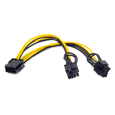 Product Καλώδιο Powertech EPS 12V 8pin (F) σε 2x PCIe 8pin (6+2) CAB-W035, 20cm base image