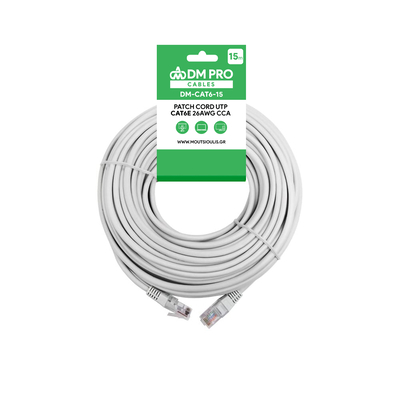 Product Καλώδιο Δικτύου DM Pro UTP cat6e 15m γκρι base image