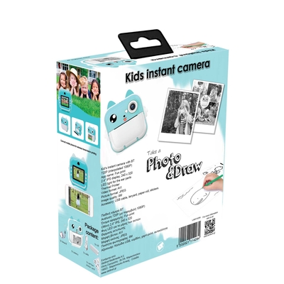 Product Φωτογραφική Μηχανή Lamtech BlueTOOTH KID Instant White/GREEN base image