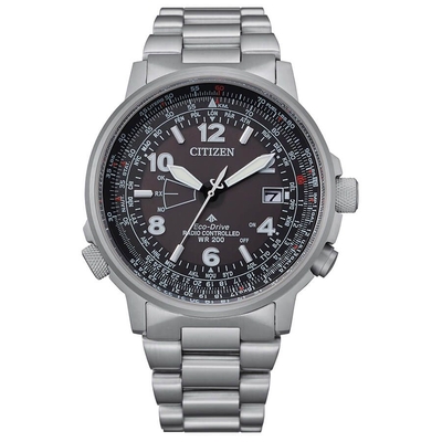 Product Ανδρικό Ρολόι Citizen Cb0240-88E (42,4mm) Μεταλλικό Μπρασελέ Ασημί base image