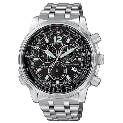 Product Ανδρικό Ρολόι Citizen Cb5860-86E (43,70mm) Μεταλλικό Μπρασελέ Ασημί base image