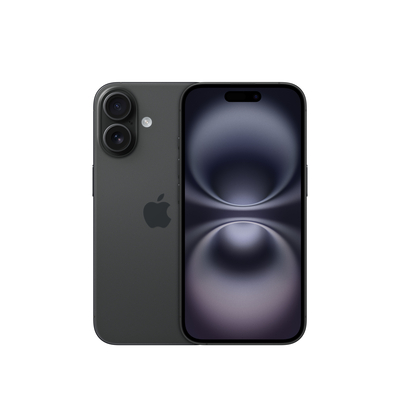 Product Smartphone Apple Iphone 16 128Gb Black Mye73Zd/A base image