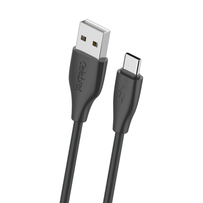 Product Καλώδιο USB-C Celebrat Σε USB Cb-31A, 15W, 480Mbps, 1M, Μαύρο base image