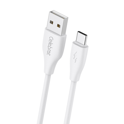 Product Καλώδιο USB-C Celebrat Σε USB Cb-31A, 15W, 480Mbps, 1M, Λευκό base image
