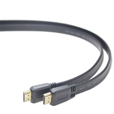Product Καλώδιo HDMI Cablexpert HIGH SPEED FLAT With Ethernet 1,8M Black base image