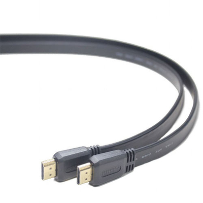 Product Καλώδιo HDMI Cablexpert HIGH SPEED FLAT With Ethernet Black 1M base image