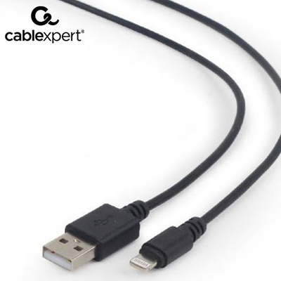 Product Καλώδιo USB Cablexpert to Lightning SYNC and Black 3M base image