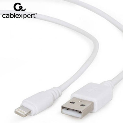 Product Καλώδιo USB Cablexpert to Lightning SYNC and WHITE 1M base image