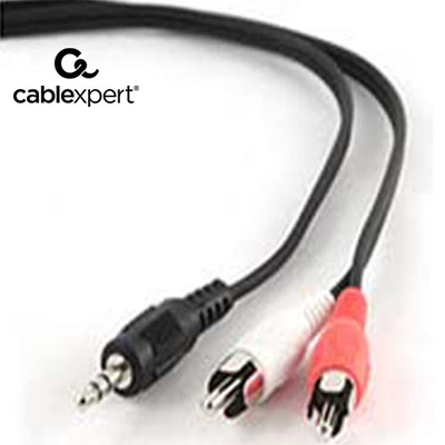 Product Καλώδιo 3,5mm Cablexpert Stereo to RCA PLUG Cable O.2m base image