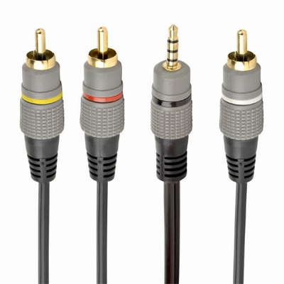 Product Καλώδιo RCA 3,5mm Cablexpert 4-PIN to RCA AUDIO-Video Cable 1,5M base image