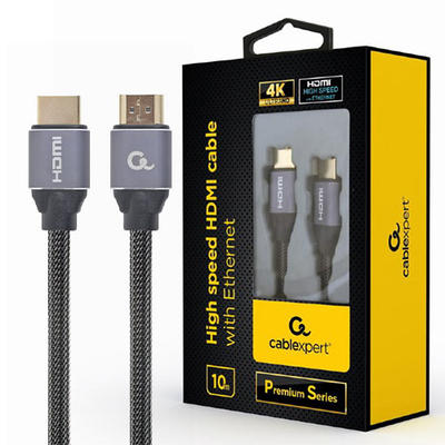 Product Καλώδιο HDMI Cablexpert HIGH SPEED 4K With Ethernet PREMIUM SERIES 10M base image