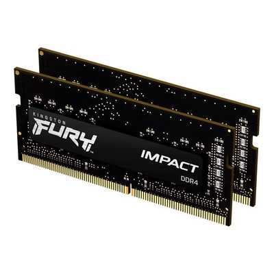 Product Μνήμη RAM Φορητού DDR4 16GB Kingston FURY Impact Kit - 2 x 8GB - SO DIMM 260-PIN - 3200 MHz / PC4-25600 base image