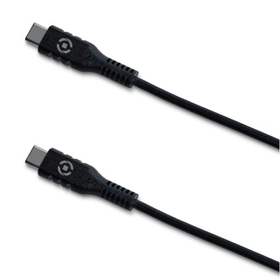 Product Καλώδιο USB Celly Type-C σε Type-C 60W 3A 1m Μαύρο USBCUSBCBK base image