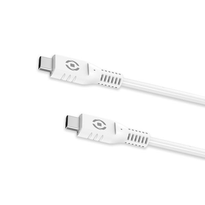 Product Καλώδιο USB Celly Type-C σε Type-C 60W 3A 1m Λευκό USBCUSBCWH base image