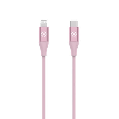 Product Καλώδιο USB Celly Type-C σε Lightning 60w 1.5m Ροζ USBCLIGHTCOLPK base image