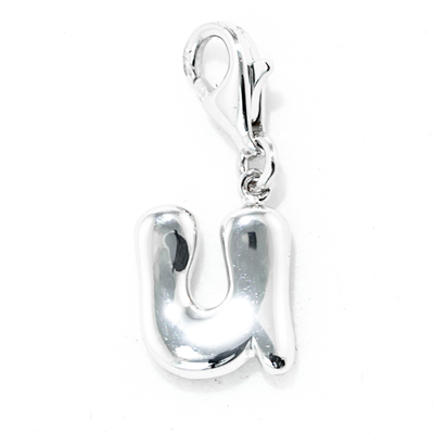 Product Γυναικείο Κολιέ Xenox Charm_U (1cm) από Ασήμι Silver base image