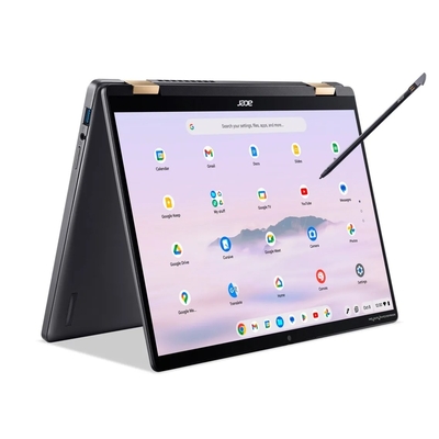 Product Laptop Acer 14" Chromebook Plus Spin Intel Core Ultra 5-115U/8GB/SSD 256GB/ChromeOS (NX.KYPEP.001)(US Keyboard) base image