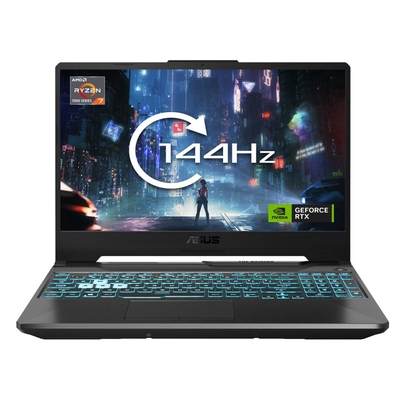 Product Laptop Asus 15,6" TUF Gaming A15 AMD Ryzen 7-7435HS/16GB/SSD 512GB/NVIDIA RTX 3050/Windows 11 (90NR0JV7-M006Y0) (US Keyboard) base image