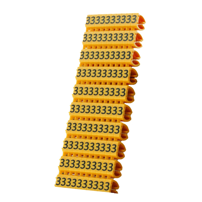 Product Clip Αρίθμηση Καλωδίων Powertech Νο 3, Orange, 10τεμ. base image