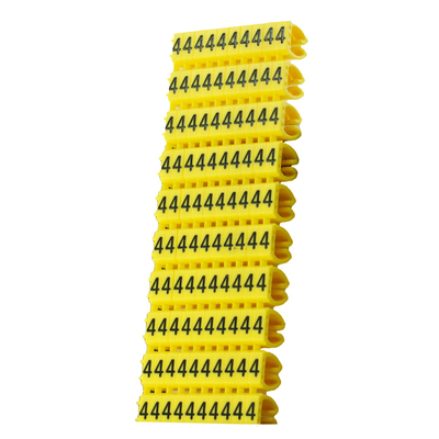 Product Clip Αρίθμηση Καλωδίων Powertech Νο 4, Yellow, 10τεμ. base image