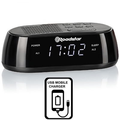 Product Ράδιο-Ρολόι Roadstar USB Fast Charge CLR-2477 base image