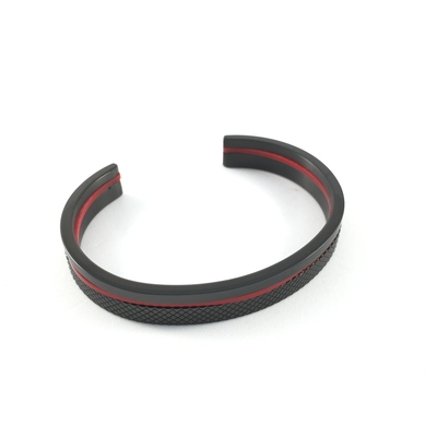 Product Ανδρικό Βραχιόλι GC Cmb80802 (18 cm) από Ατσάλι Black Black Red base image