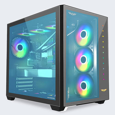 Product Κουτί Η/Υ Armaggeddon Gaming FULL ATX TESSARAXX CORE 12 AIR Black base image