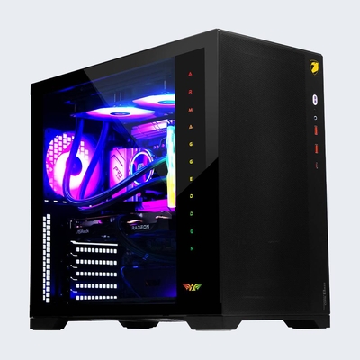 Product Κουτί Η/Υ Armaggeddon Gaming FULL ATX TESSARAXX CORE 13 AIR Black base image