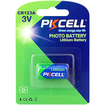 Product Μπαταρία Λιθίου Pkcell Φωτογραφικών Μηχανών CR123 (1τμχ) base image