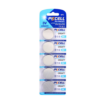 Product Μπαταρίες Λιθίου Pkcell Κουμπί CR2477 (5τμχ) base image