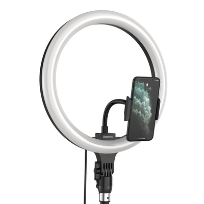 Product Φωτιστικό Δαχτυλίδι Baseus LED Crzb12-B01, 12", Χωρίς Τρίποδα, Μαύρο base image