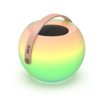 Product Φορητό ηχείο Bluetooth Akai CS6 Shine με φως σε 7 χρώματα & AWS 5W base image