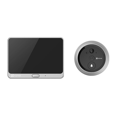 Product Θυροτηλεόραση Ezviz smart με κάμερα & οθόνη DP2C, WiFi, 1080p, PIR, 4600mAh base image