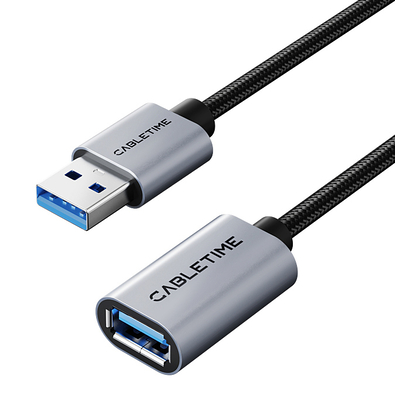 Product Καλώδιο USB Cabletime CT-AMAF1, 5Gbps, 2m, Μαύρο base image