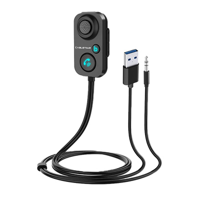Product Bluetooth Αυτοκινήτου Cabletime audio receiver αυτοκινήτου CT-BT02-PB με μικρόφωνο, BT 5.1 base image