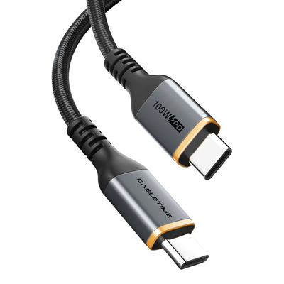 Product Καλώδιο USB Cabletime Type-C CT-CM100, 100W PD, 1m, μαύρο base image