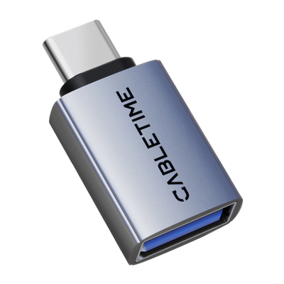 Product Αντάπτορας USB-C Cabletime σε USB CT-CMAF10-AG, 10Gbps, γκρι base image