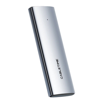 Product Θήκη για Σκληρό Δίσκο M.2 Cabletime NVMe/SATA SSD CT-Ssd03-Ag Tool Free, 10Gbps, Γκρι base image