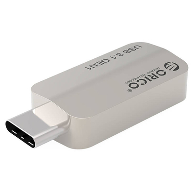 Product Αντάπτορας USB Orico Type-C σε USB 3.1 CTA2, 3A, ασημί base image