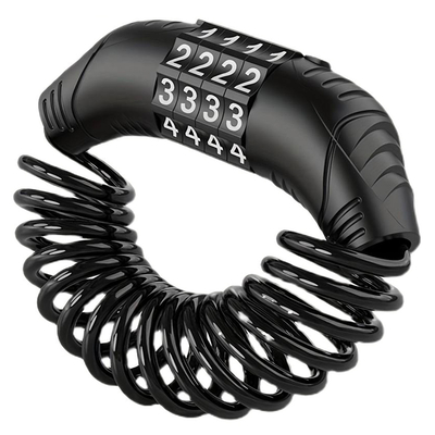 Product Κλειδαριά Ποδηλάτου C-Tech Ctl-0026, Συνδυασμού 4 Ψηφίων, Φ3.9mm, 1.2M base image