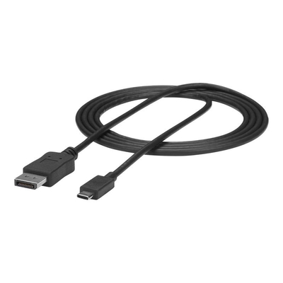 Product Καλώδιο USB StarTech.com USB-C to DisplayPort - 1.8 m - Thunderbolt 3 Compatible - Black base image