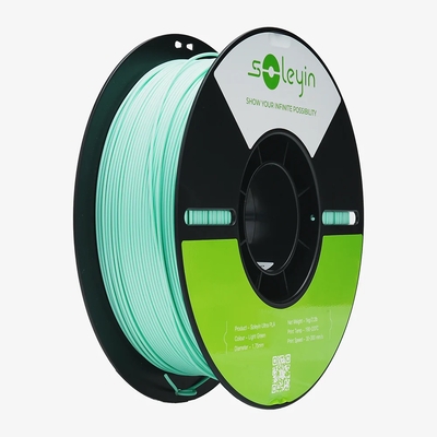 Product Filament Creality Soleyin Ultra PLA Light Green 1 kg Spool,1.75 mm base image