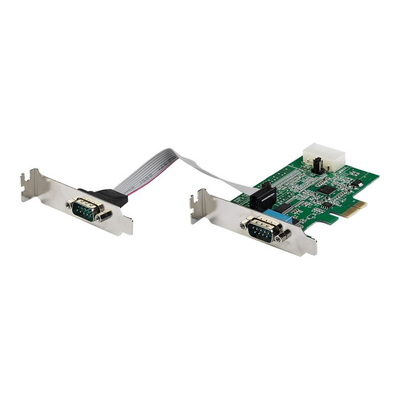 Product Controller PCIe StarTech 1 Port Serial Interface 16950 UART RS-232 x 2 base image