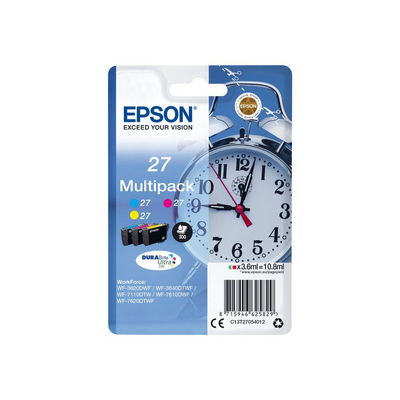 Product Μελάνι Epson 27 multi-pack - 3-pack - yellow, cyan, magenta - original base image
