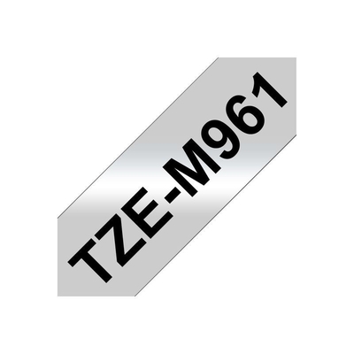 Product Μελανοταινία Brother TZEM961 - 36mm - Black on Matte Silver base image