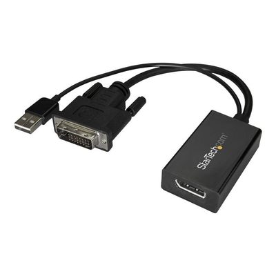 Product Αντάπτορας DVI StarTech to DisplayPort Adapter with USB Power - DVI-D - 1920 x 1200 base image