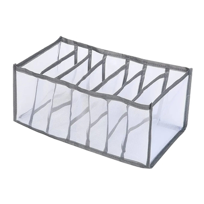 Product Θήκη Οργάνωσης Ρούχων Da282 με 7 Θέσεις, 35X24X20cm, Γκρι base image