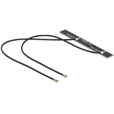 Product Καλώδιο Επέκτασης Κεραίας Δικτύου Delock 2x I-PEX Mini, intern, 2x 0.15m, 802.11 base image