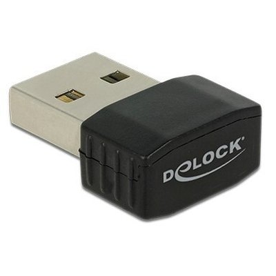 Product Αντάπτορας Ασύρματου Δικτύου Delock USB2.0 2dBi Nano Dongle 2,4+5 GHz WL-Antenne base image
