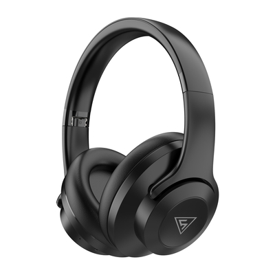 Product Headphones Doqaus DESIGN 2, ασύρματα & ενσύρματα, Φ40mm, 600mAh, Μαύρα base image